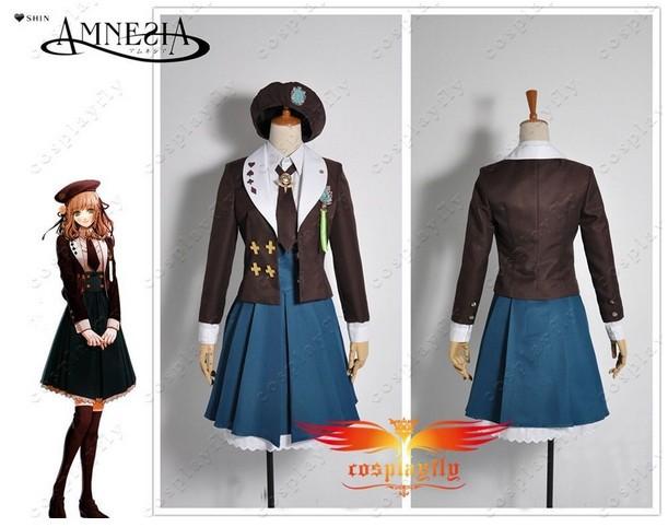 Amnesia Heroine Dress Academy Collage School Uniform Cosplay Costumes