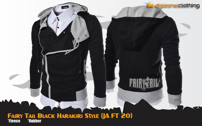 Fairy Tail Black Harakiri Style (Jaket Fairy Tail - JA FT 20)