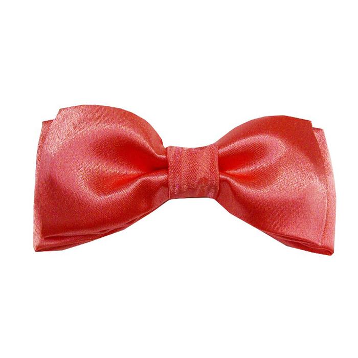 Dasi Kupu Kupu Polos salem 2 layer - Bowtie pink salem