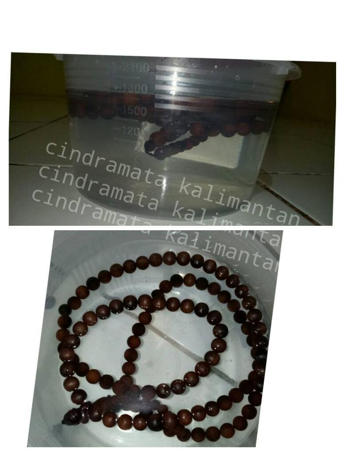 Tasbih kayu Ulin menang asli Kalimantan (11mm)
