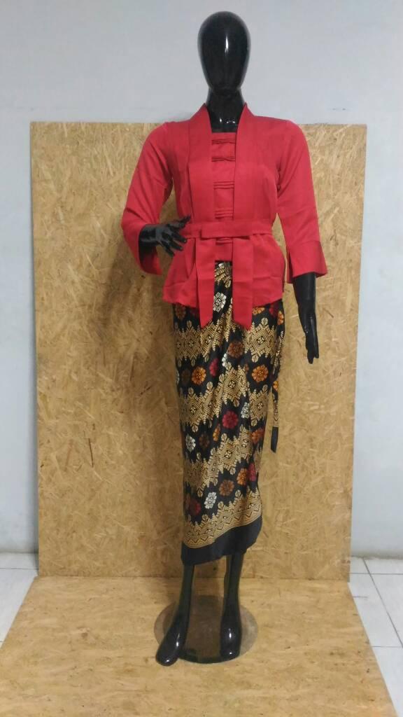 kebaya balotelli merah cabe