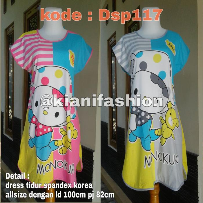 dress tidur karakter | dress pendek korea