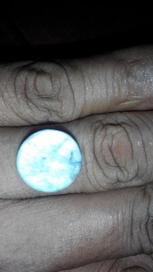9.85 ct Natural Sapphire Trapiche Star Cobochon ( Untreated ) Birma