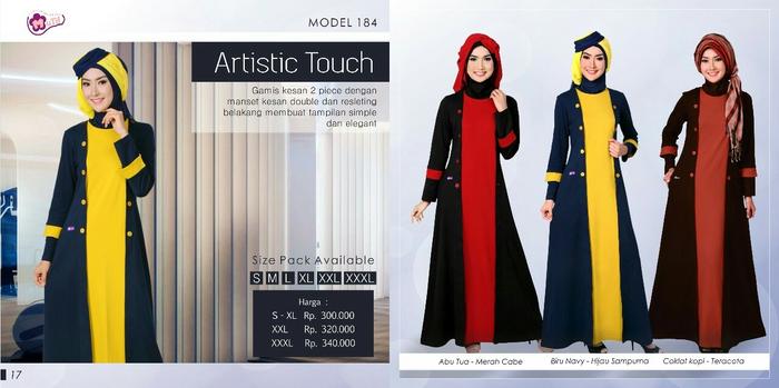 Baju MuTif 184/Hijab Fashion/Baju Hijab/Baju Syar'i/Dress/Gamis