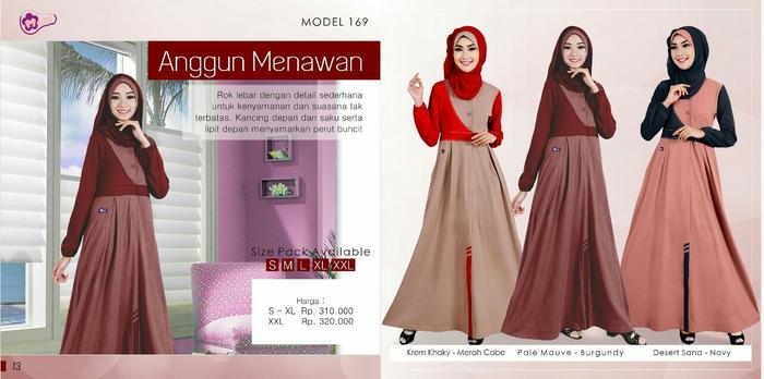 Baju MuTif 169/Hijab Fashion/Baju Hijab/Baju Syar'i/Dress/Gamis