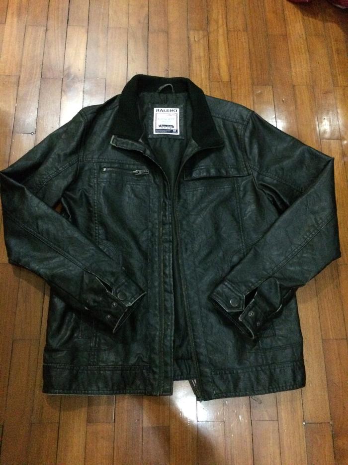 Jaket Kulit Merk BALENO. Original. Size M. Secondhand. Kondisi oke