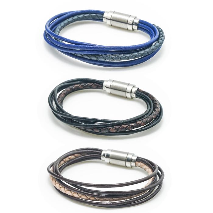 Baffi Inc Jevies Gelang Kulit Gaston Leather Premium Bracelet