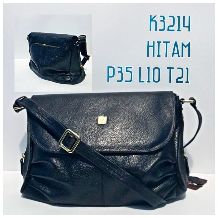 Tas Kulit Papillon Original K3214 Hitam
