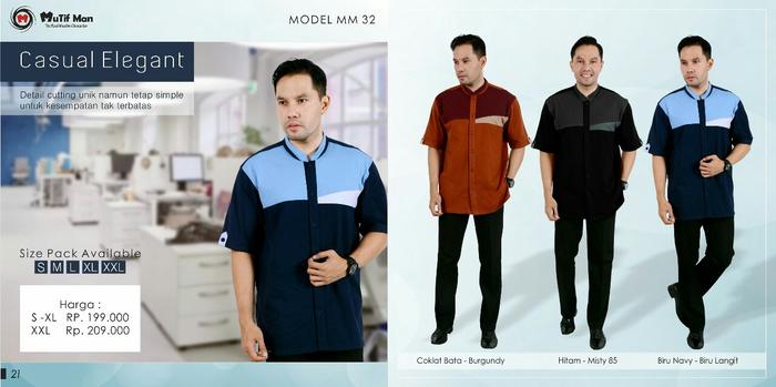 Baju Mutif Man 32 Size XXL/Baju Muslim/Kemeja Muslim Elegan