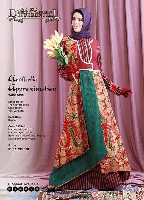 GAMIS BATIK / MAXI DRESS - TUNEECA DIFFERENTIAL T-0517036 - ORIGINAL