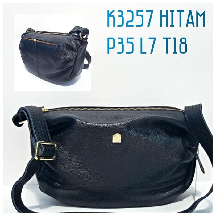 Tas Kulit Papillon Original K3257 Hitam