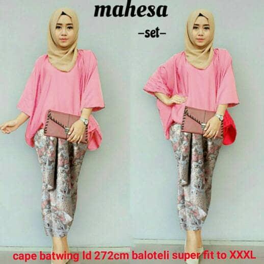 GB Setelan Baju Kebaya Batwing Batik Maresa