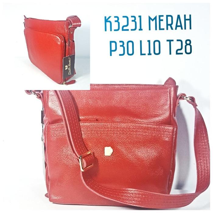 Tas Kulit Papillon Original K3231 Merah