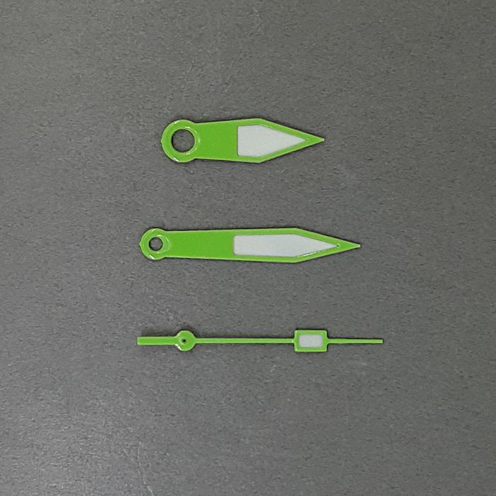 SEIKO Mod Jarum Hands Hijau Neon Green Dagger set with box SS