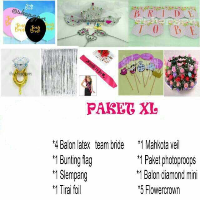 PAKET BRIDAL SHOWER XL