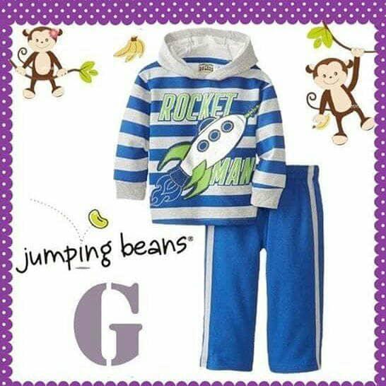 setelan baju anak jumping beans