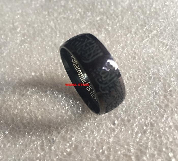 Cincin Syahadat Ukir Black