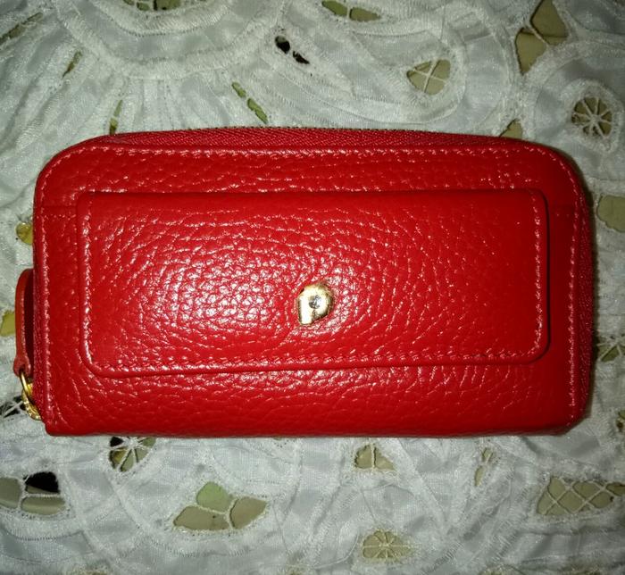 Dompet Kulit Papillon Original D967 Merah STNK