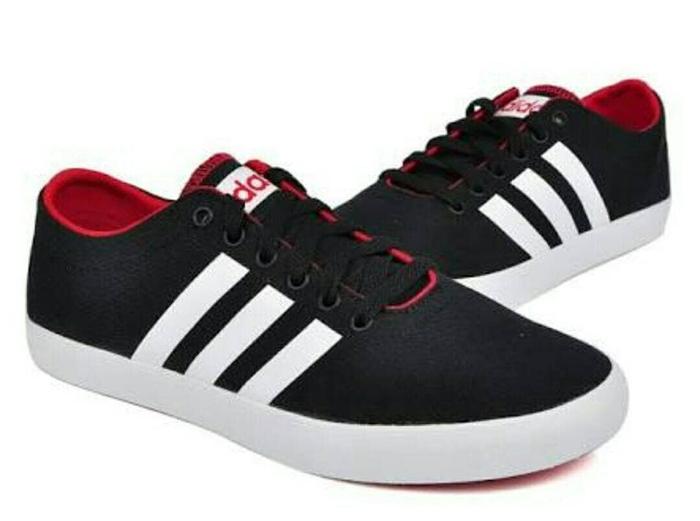 Adidas Neo Easy Vulc-blk wht red-AW4632