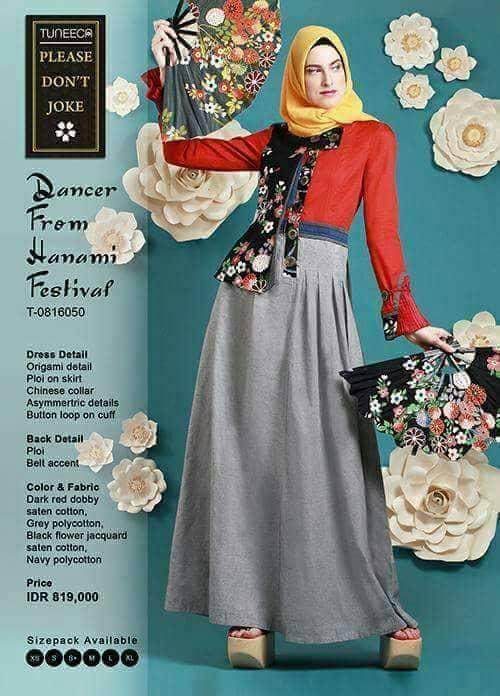 Gamis Tuneeca PDJ Size S Preloved Murah
