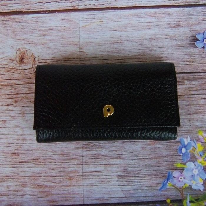 Dompet Kulit Papillon Original D654 Hitam STNK gantungan kunci