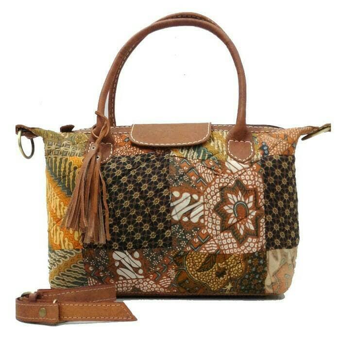 jinggajogja TAS ETNIC TAS WANITA SPEEDY LC BATIK PERCA KULITSAPINABATI