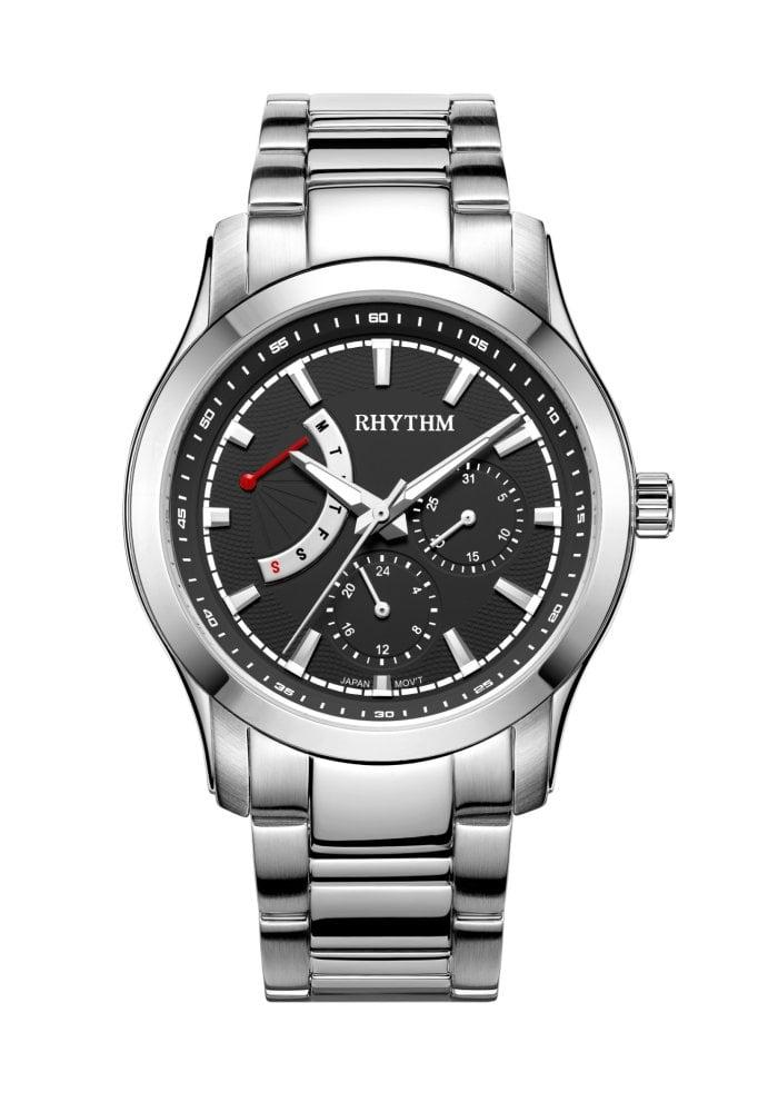 RHYTHM S1411S04 JAM TANGAN CHRONOGRAPH PRIA ORIGINAL