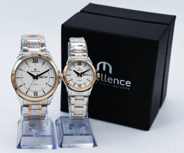 Jam Tangan Couple Excellence 8104 G