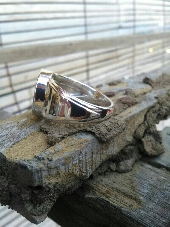 emban cincin perak handmade simple polos 03