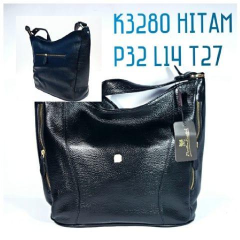 Tas Kulit Papillon Original K3280 Hitam