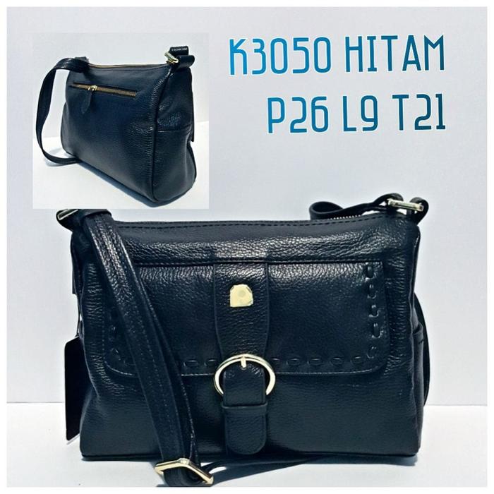 Tas Kulit Papillon Original K3050 Hitam