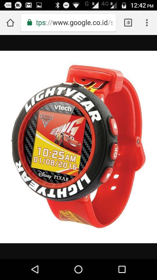 VTech Kidizoom Lightning McQueen Camera Watch - Red