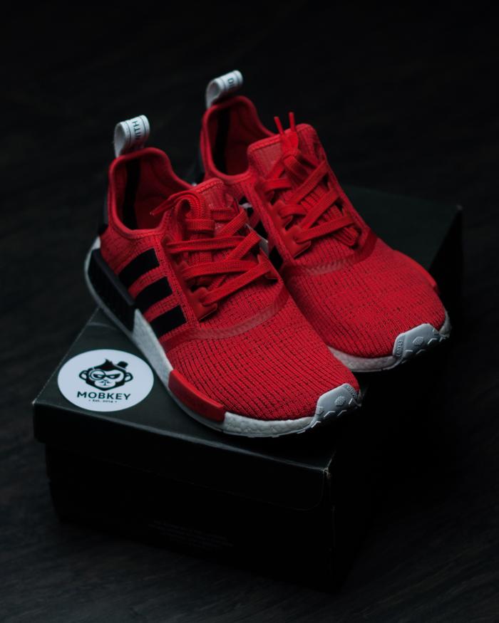 Adidas NMD R1 Glitch Red Original