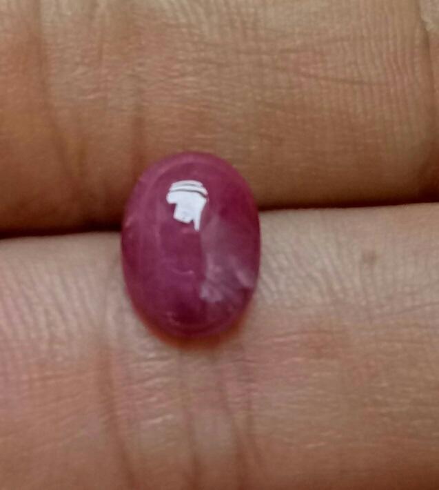 FGL,DGL,GRI Certified Good Luster,NH/NTE 3.42 Ct Red Ruby Burma/Birma