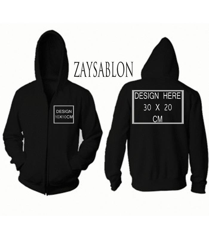 JASA SABLON HOODIE SATUAN 30X20 & 10X10 POLYFLEX
