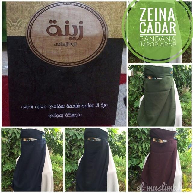 ZEINA CADAR / BANDANA IMPORT ARAB KUALITAS PREMIUM