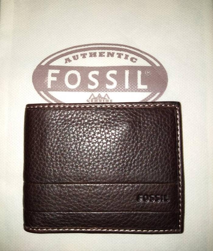 Dompet pria Fossil original Dark brown