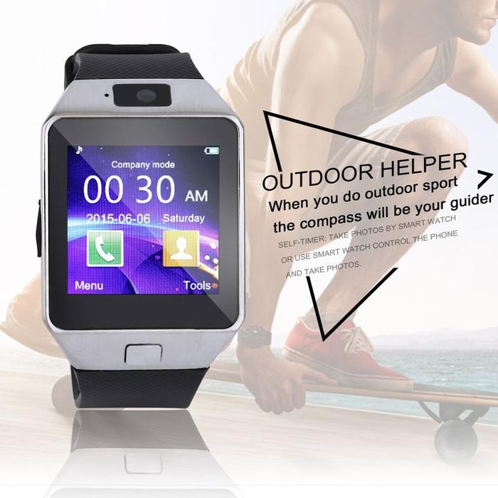 JAM TANGAN PRIA BRANDED ORIGINAL Smartwatch DZ09 U9