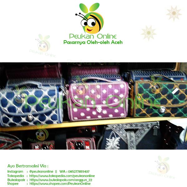 Tas Aceh PEO08 / Tas Bordir Aceh / Dompet Pesta Aceh / Dompet Bordiran
