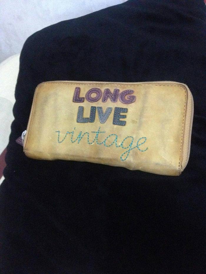 fossil vintage long wallet authentic / dompet fossil vintage