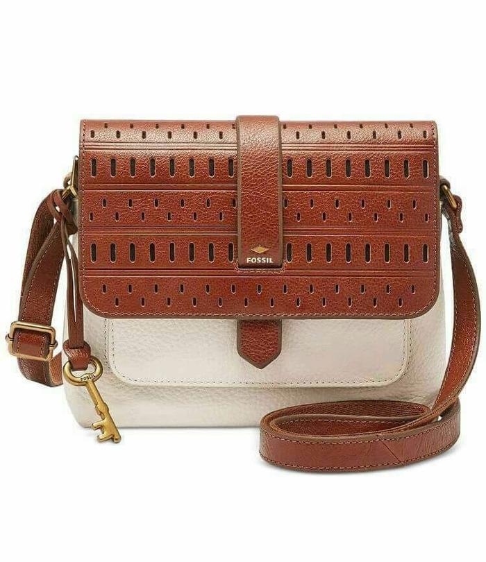 Tas Fossil Fosil Kinley Vanilla Small Bag