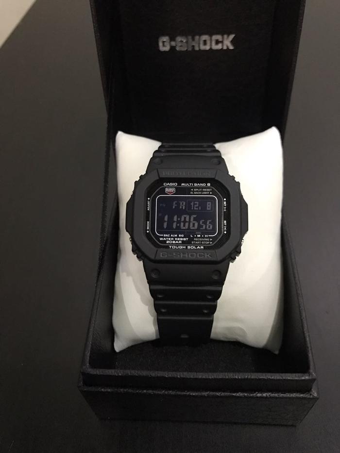 Casio Gshock GW M5610-1B Multiband Tough Solar