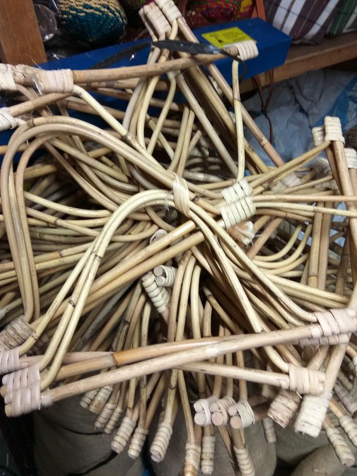 handle rotan pegangan tangkai gagang tas