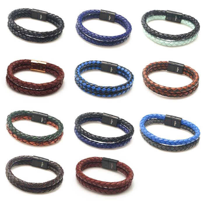 Baffi Inc Jevies Gelang Kulit Collin Premium Leather Bracelet