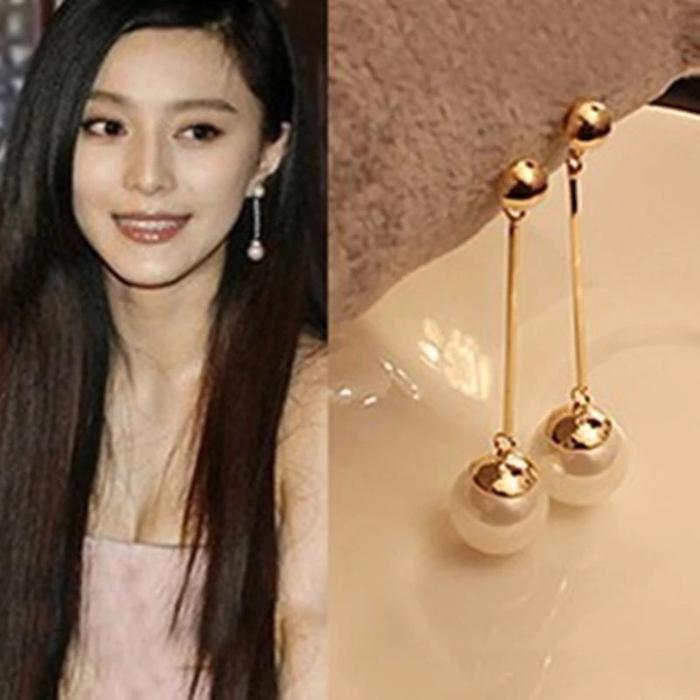 anting panjang mutiara