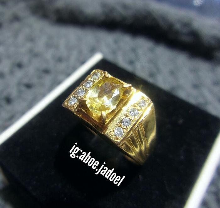 cincin emas berlian 8pcs kombinasi yakut selon srilanka