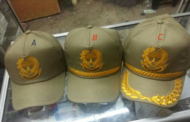 Topi Pns Coklat Standar