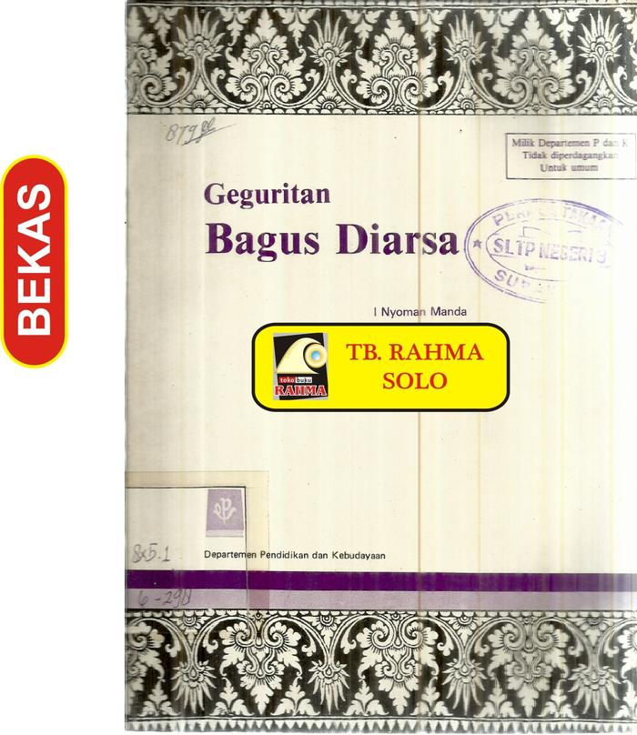 BL-5.491. GEGURITAN BAGUS DIARSA. I NYOMAN MANDA