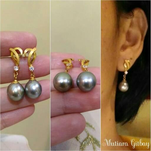 Anting Emas Mutiara Laut