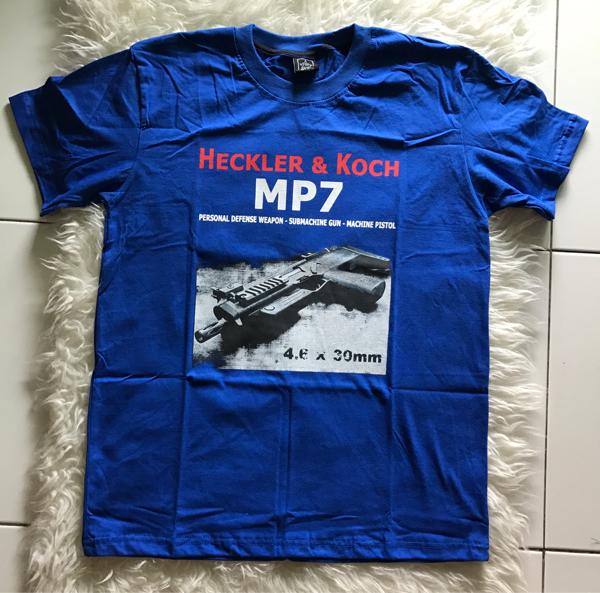Kaos Katun Logo MP7